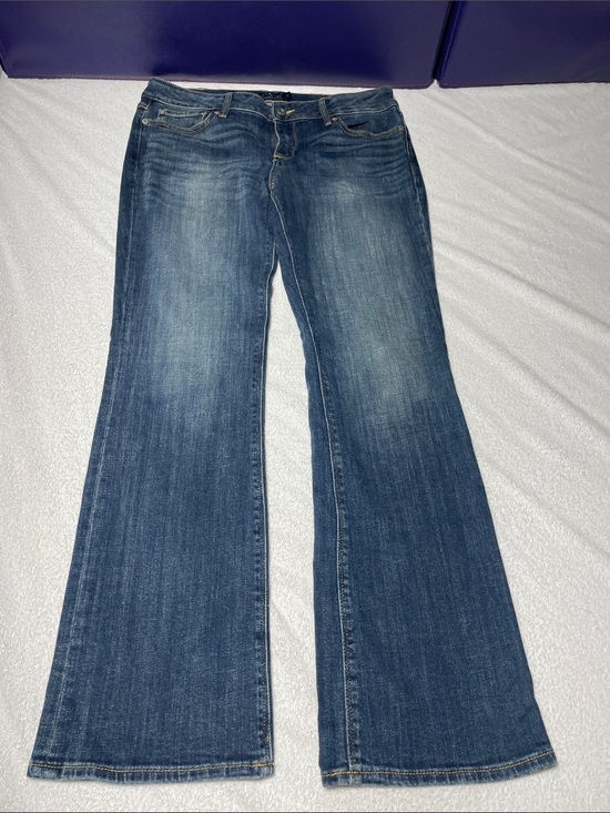Lucky Brand Denim - Lucky Brand Blue Flared Wide-Leg Jeans